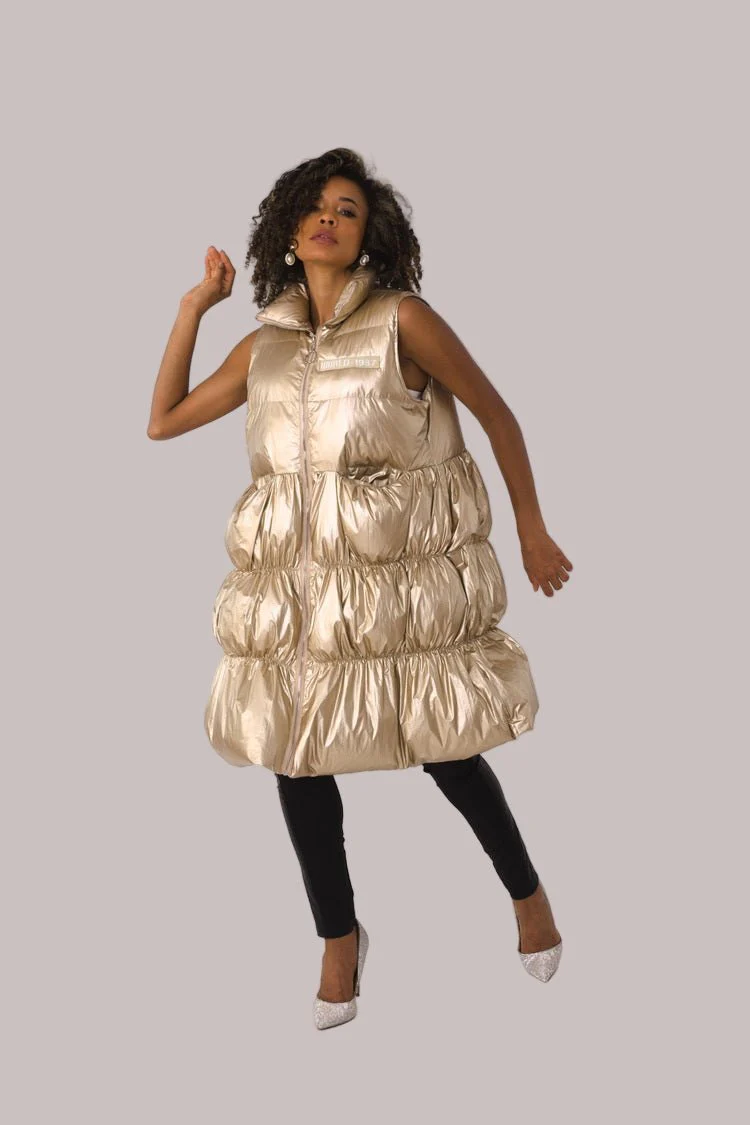 Tiered Puffer Vest - 81585 - Image 5