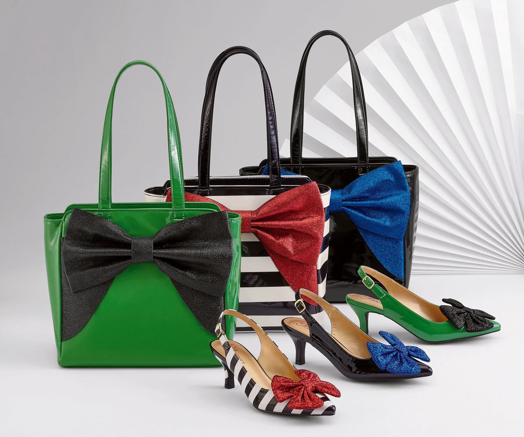 Twinkled Bow and Striped Slingback by EY Boutique - Image 2