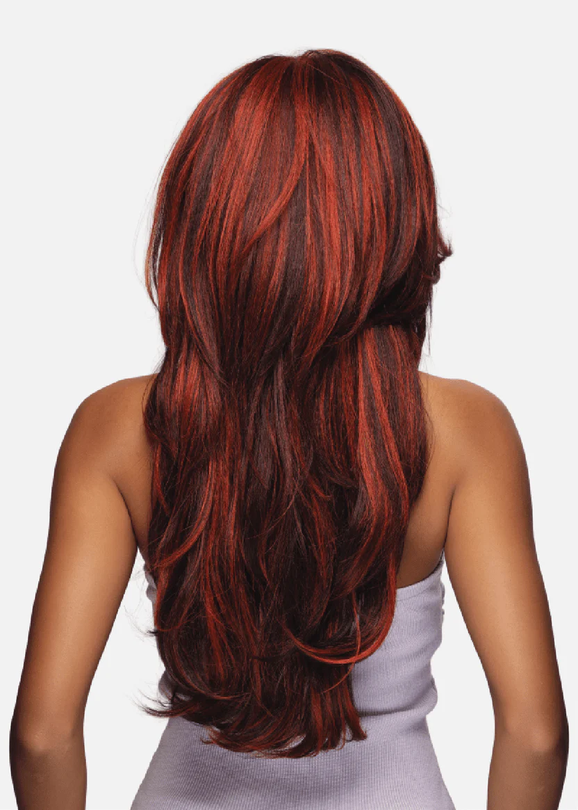 10X6 PRECUT-120 24" Layered Straight Braided Crown HD Lace Wig - Vivica A. Fox - Image 3