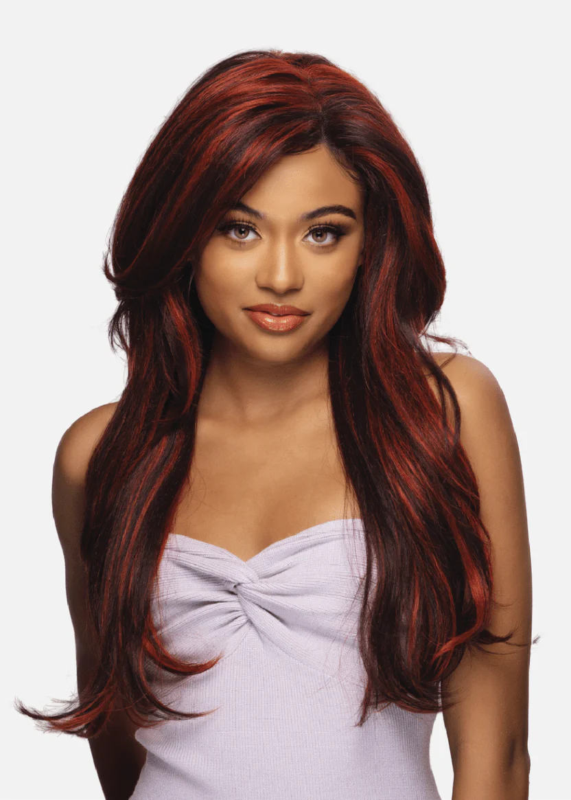10X6 PRECUT-120 24" Layered Straight Braided Crown HD Lace Wig - Vivica A. Fox - Image 4