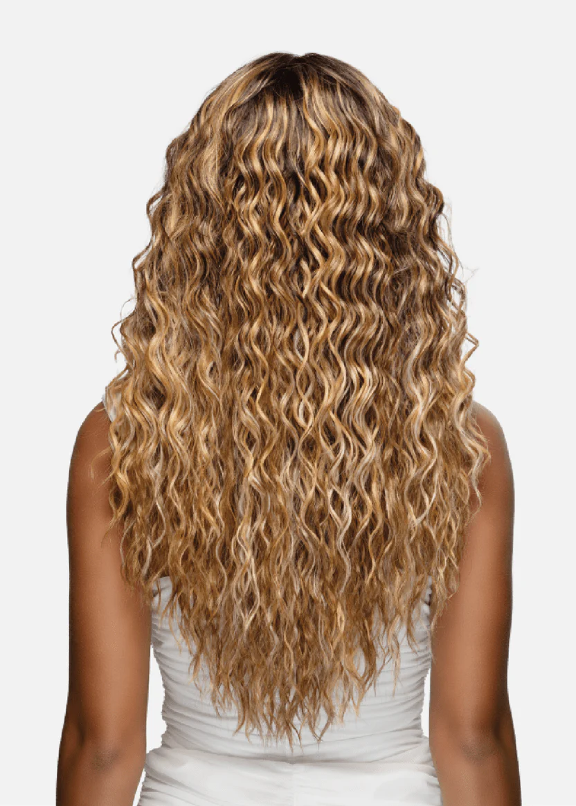 10X6 PRECUT-122 25" Deep Wave Wet Look HD Lace Wig - Vivica A. Fox - Image 3