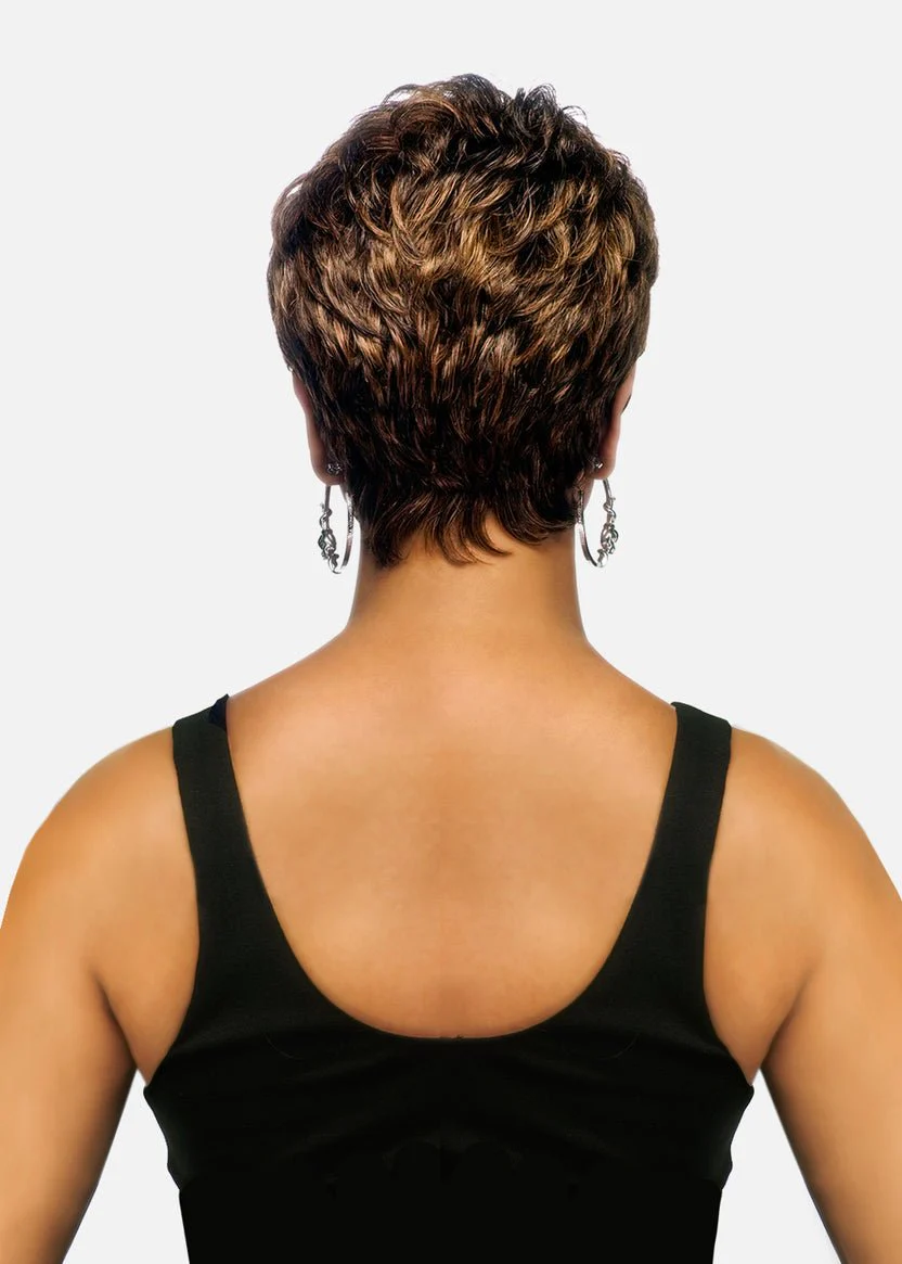 H222-V Short Pixie Human Hair Wig - Vivica A. Fox - Image 3