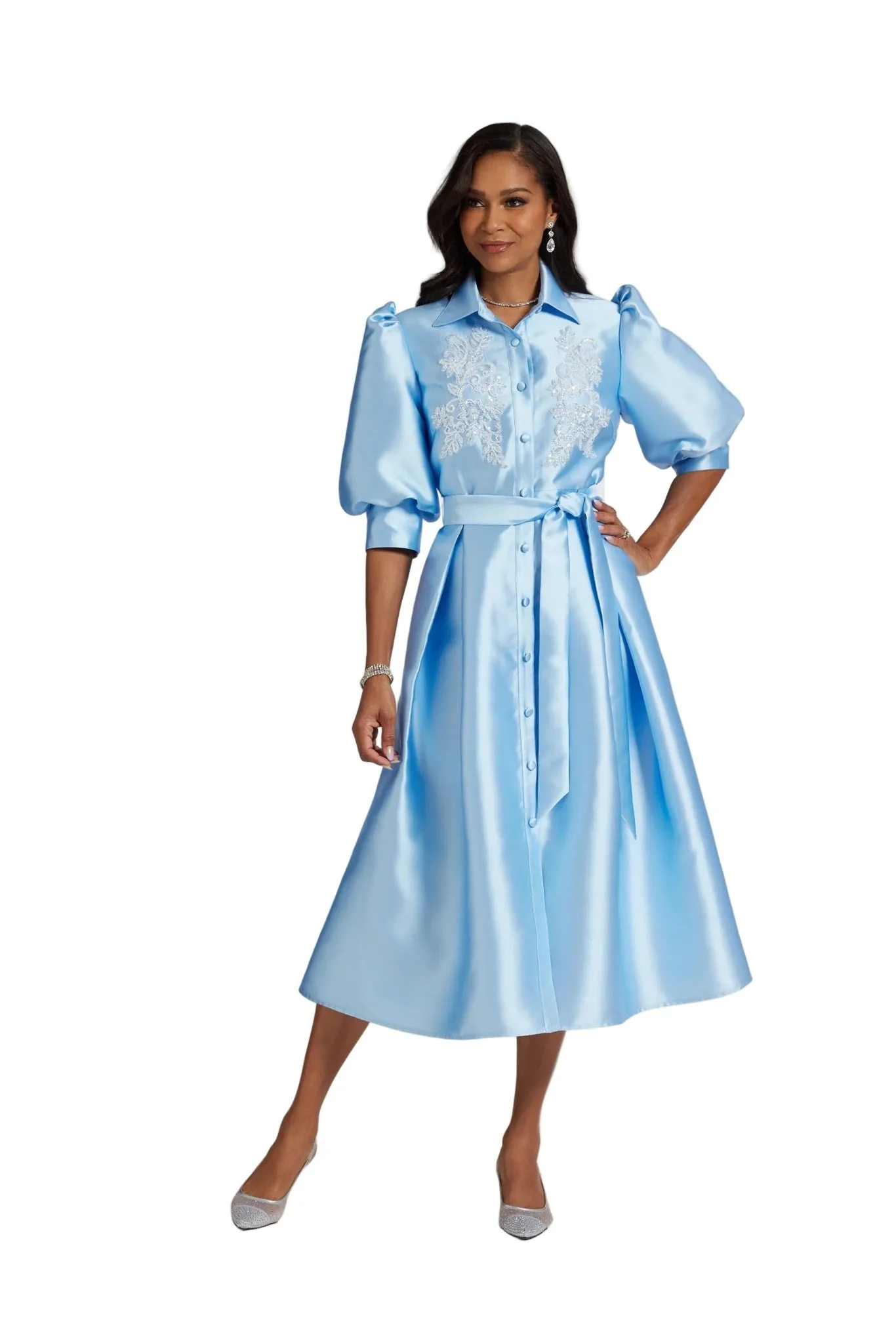 Whisper of Lace Shirtdress by EY Boutique