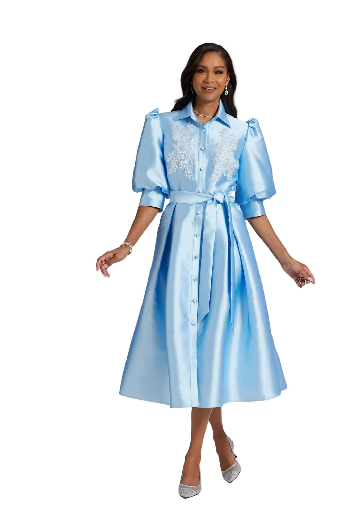Whisper of Lace Shirtdress by EY Boutique - Image 2