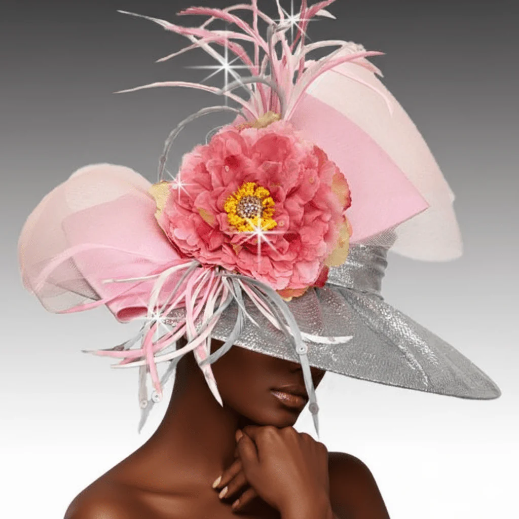 Balmoral Shantung Wide Brim Church Hat - Whittall & Shon - Image 8