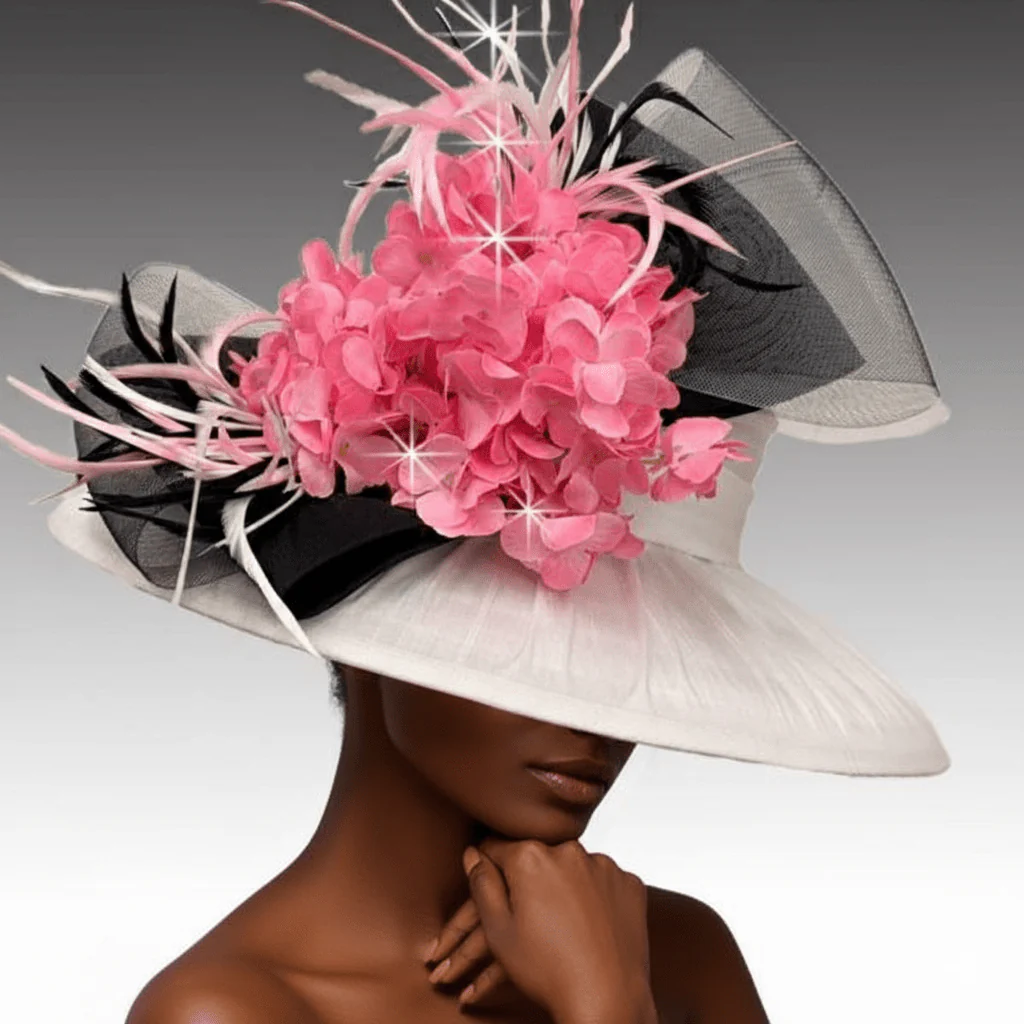 Balmoral Shantung Wide Brim Church Hat - Whittall & Shon - Image 9