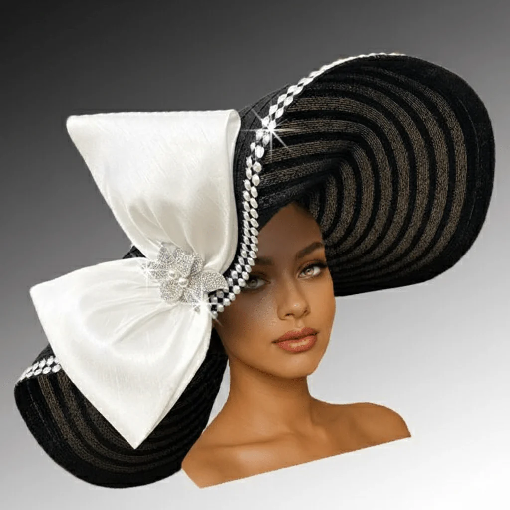 Captiva Wide Brim Pearl Church Hat - Whittall & Shon