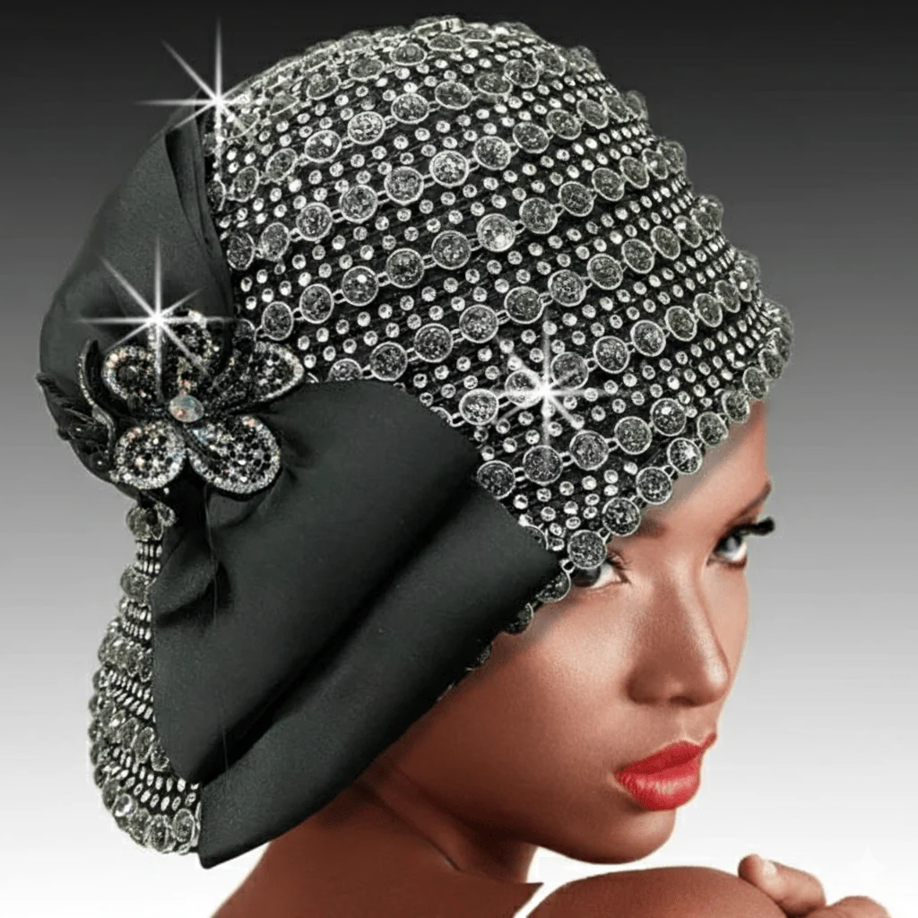 Deco Doll Crystal Cloche Church Hat - Whittall & Shon