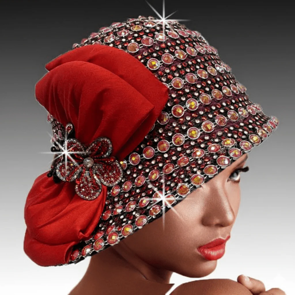 Deco Doll Crystal Cloche Church Hat - Whittall & Shon - Image 4