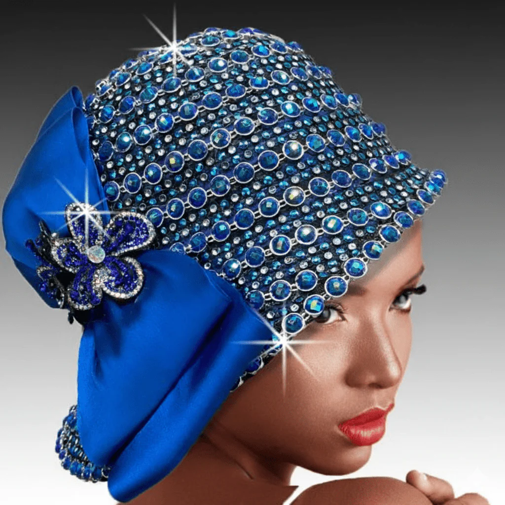 Deco Doll Crystal Cloche Church Hat - Whittall & Shon - Image 5