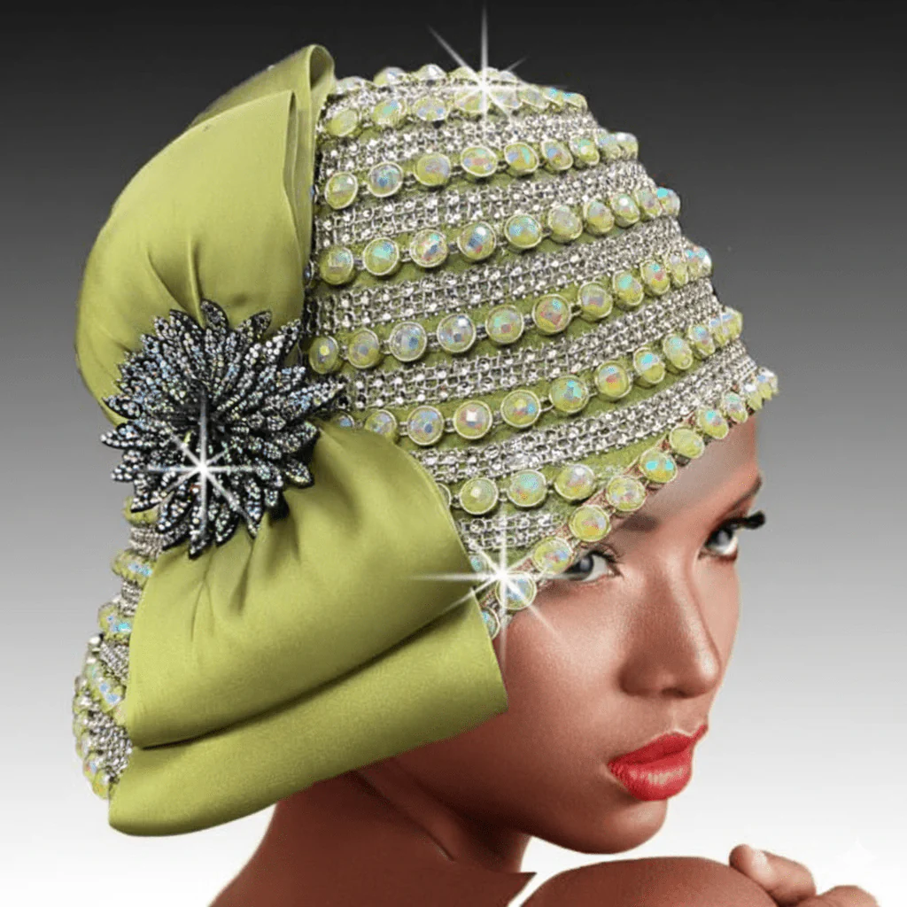 Deco Doll Crystal Cloche Church Hat - Whittall & Shon - Image 6