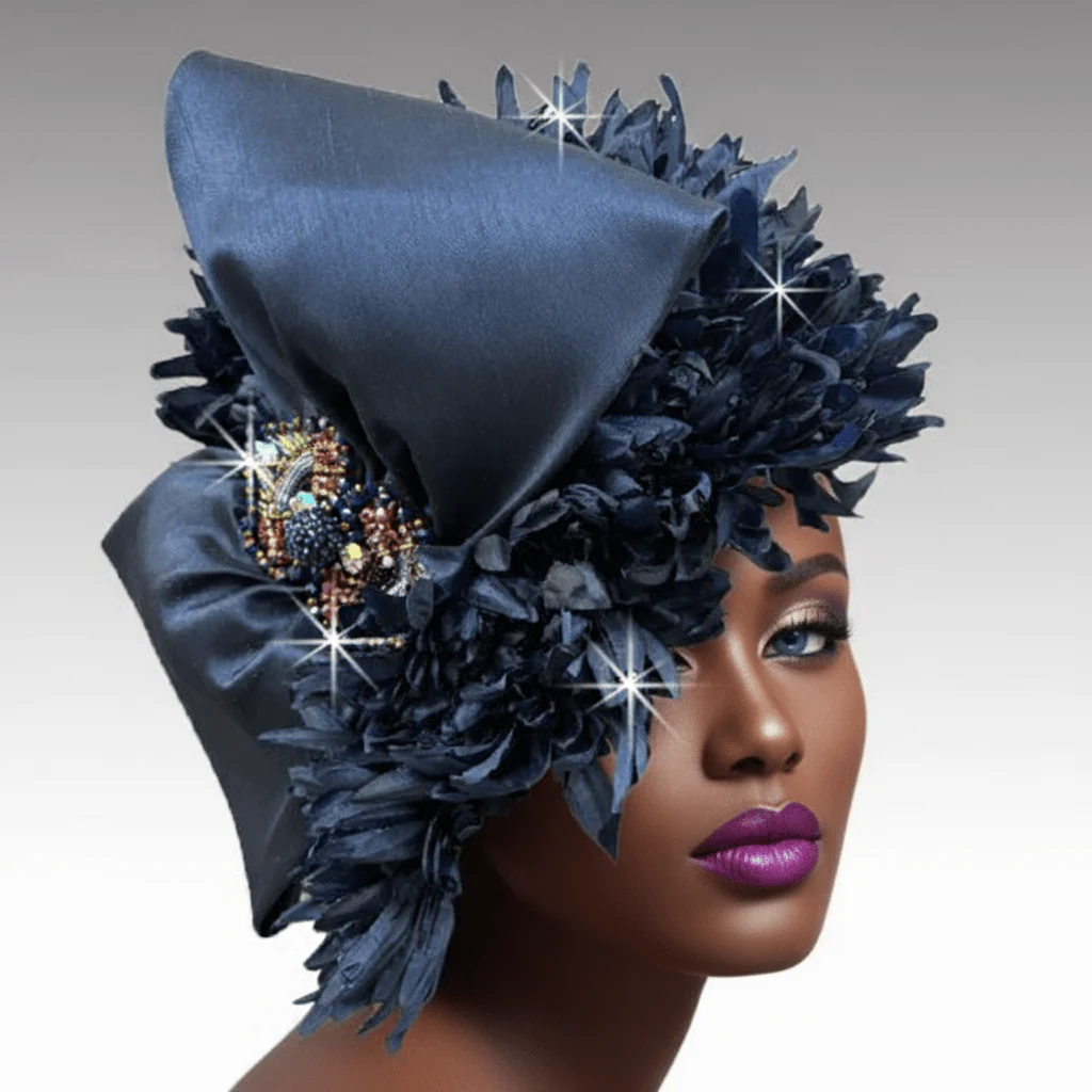 Eva Petal Cloche Church Hat - Whittall & Shon - Image 2