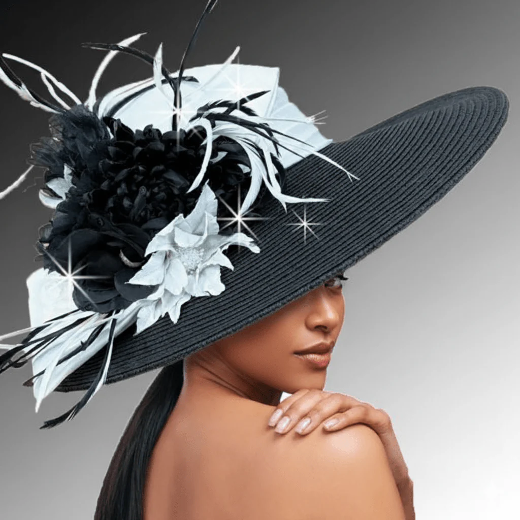 Fortnum Cartwheel Wide Brim Church Hat - Whittall & Shon