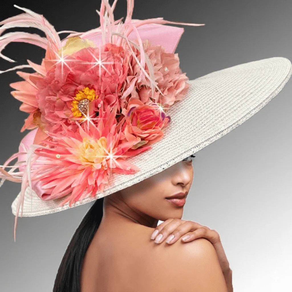 Fortnum Cartwheel Wide Brim Church Hat - Whittall & Shon - Image 6