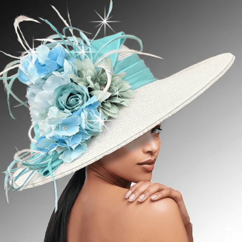 Fortnum Cartwheel Wide Brim Church Hat - Whittall & Shon - Image 8
