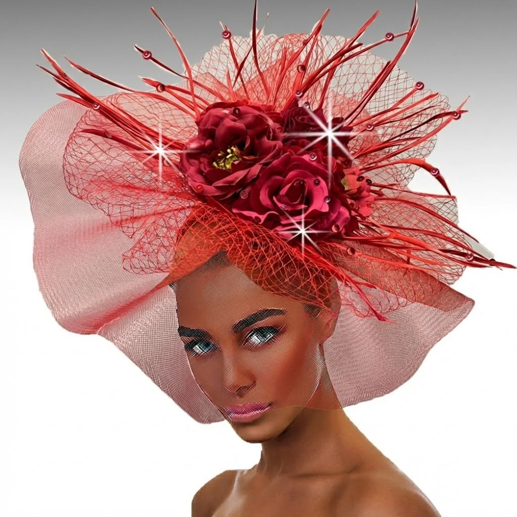 Georgia Floral Halo Fascinator Headband - Whittall & Shon - Image 4