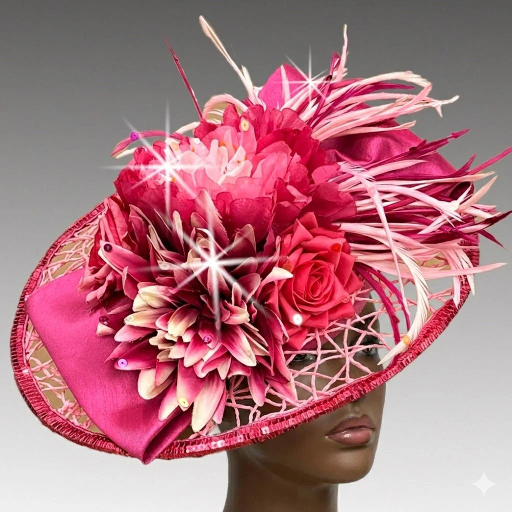 Honeycomb Disc Fascinator Hat - Whittall & Shon - Image 5