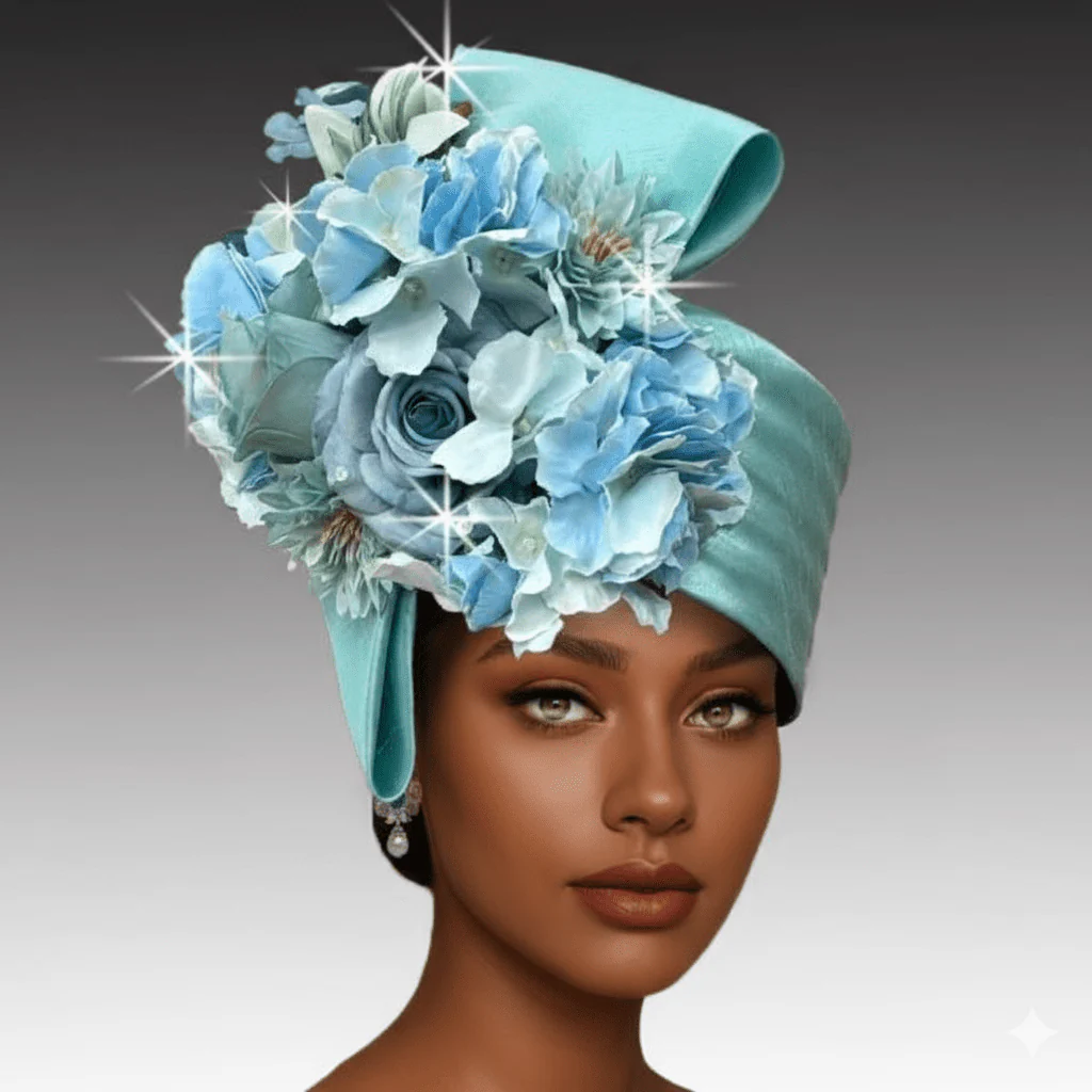 Nosegay Floral Pillbox Church Hat - Whittall & Shon