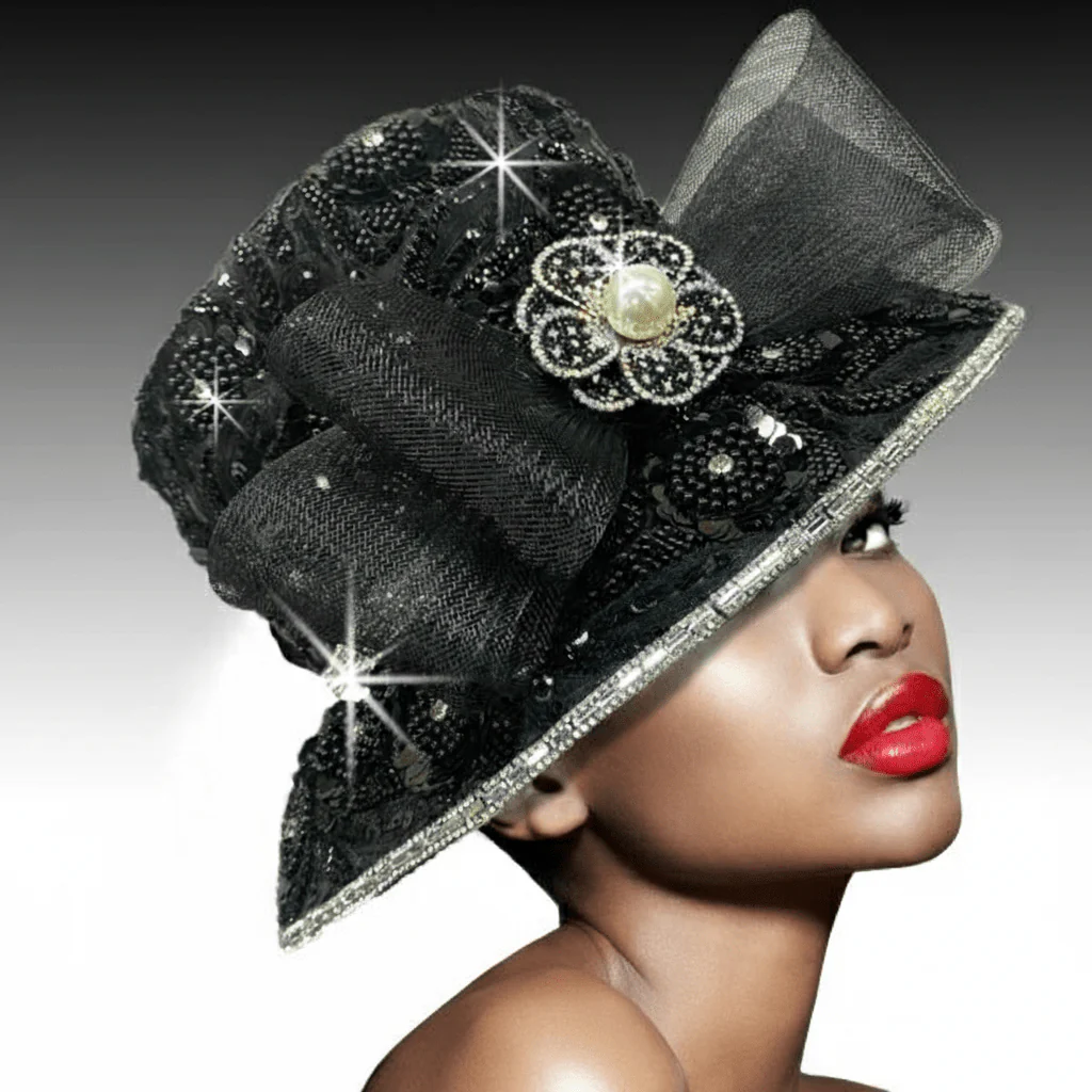 Poiret Hand-Beaded Church Hat - Whittall & Shon