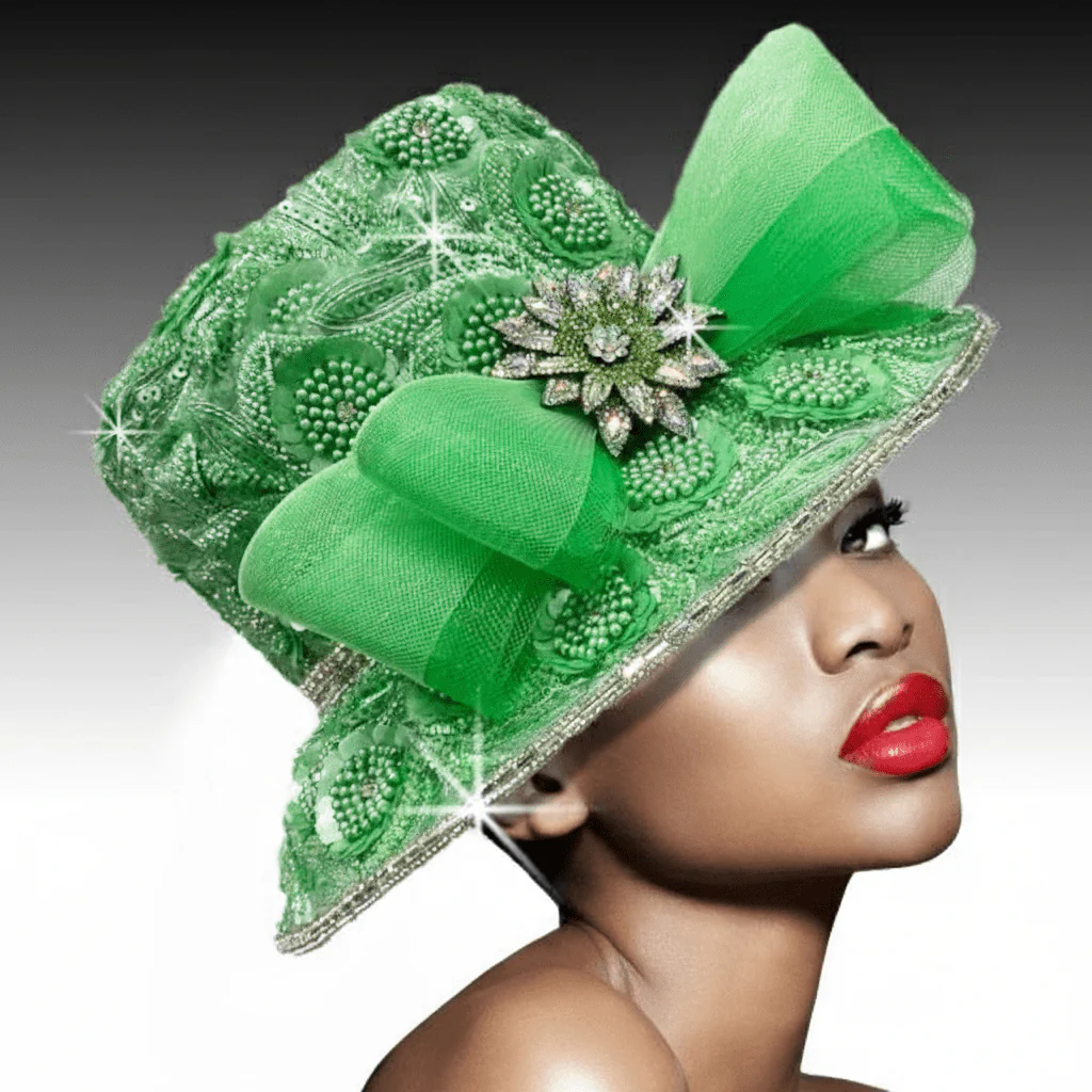 Poiret Hand-Beaded Church Hat - Whittall & Shon - Image 3