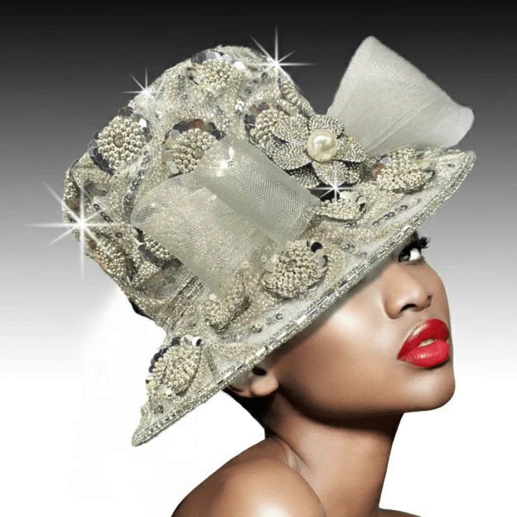 Poiret Hand-Beaded Church Hat - Whittall & Shon - Image 5