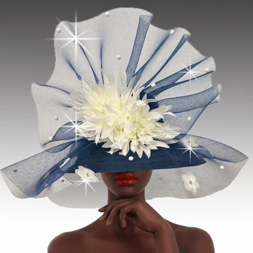 Whisper Illusion Wave Wide Brim Church Hat - Whittall & Shon - Image 4