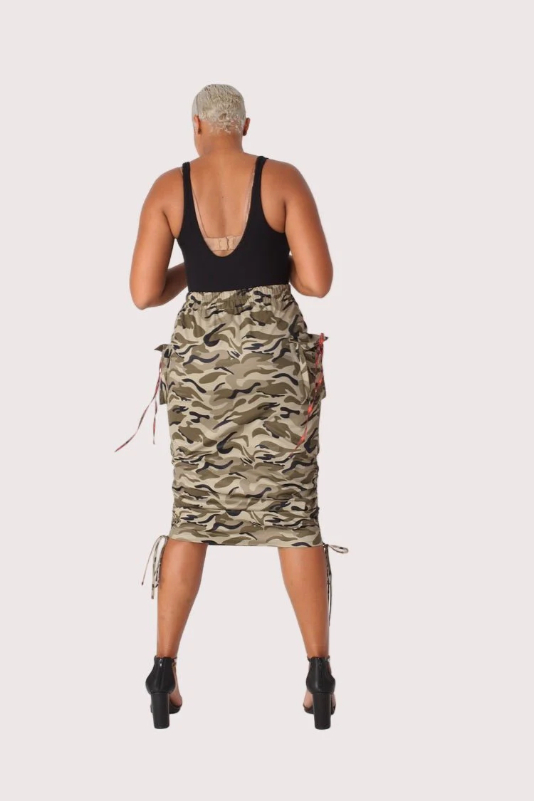 Woven Print Midi Skirt - 81927 - Image 8