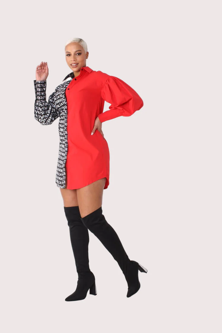 Woven Top Dress Shirt – Lightweight, Statement Smart Casual & Party 81988 - Image 6